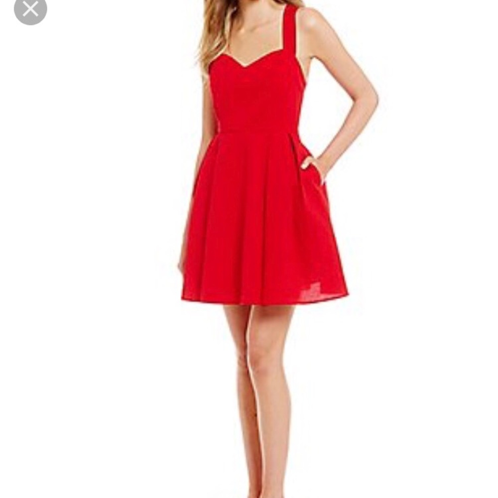Lauren James Livingston Bowback Seersucker dress